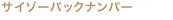サイゾーバックナンバー