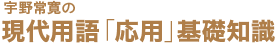 宇野常寛の「現代用語の『応用』知識」